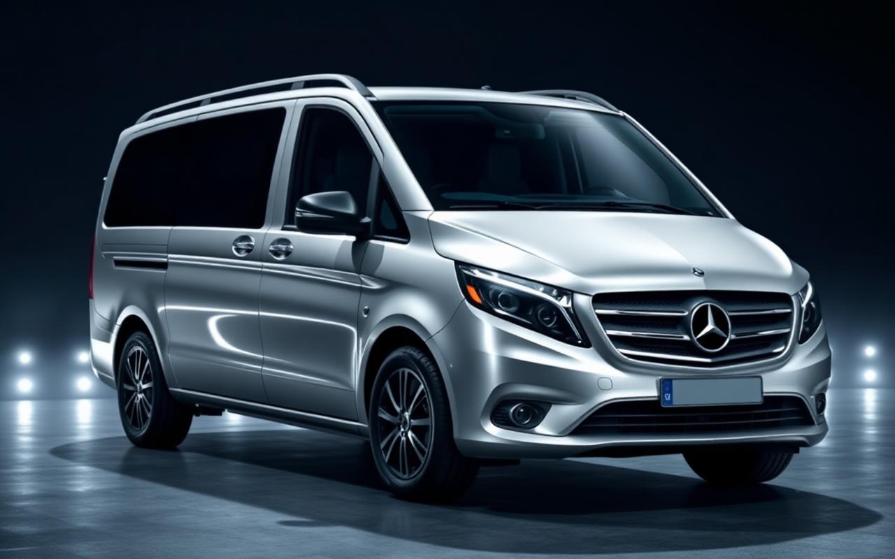 Luxury MPV — Mercedes V-Class (Silver)
